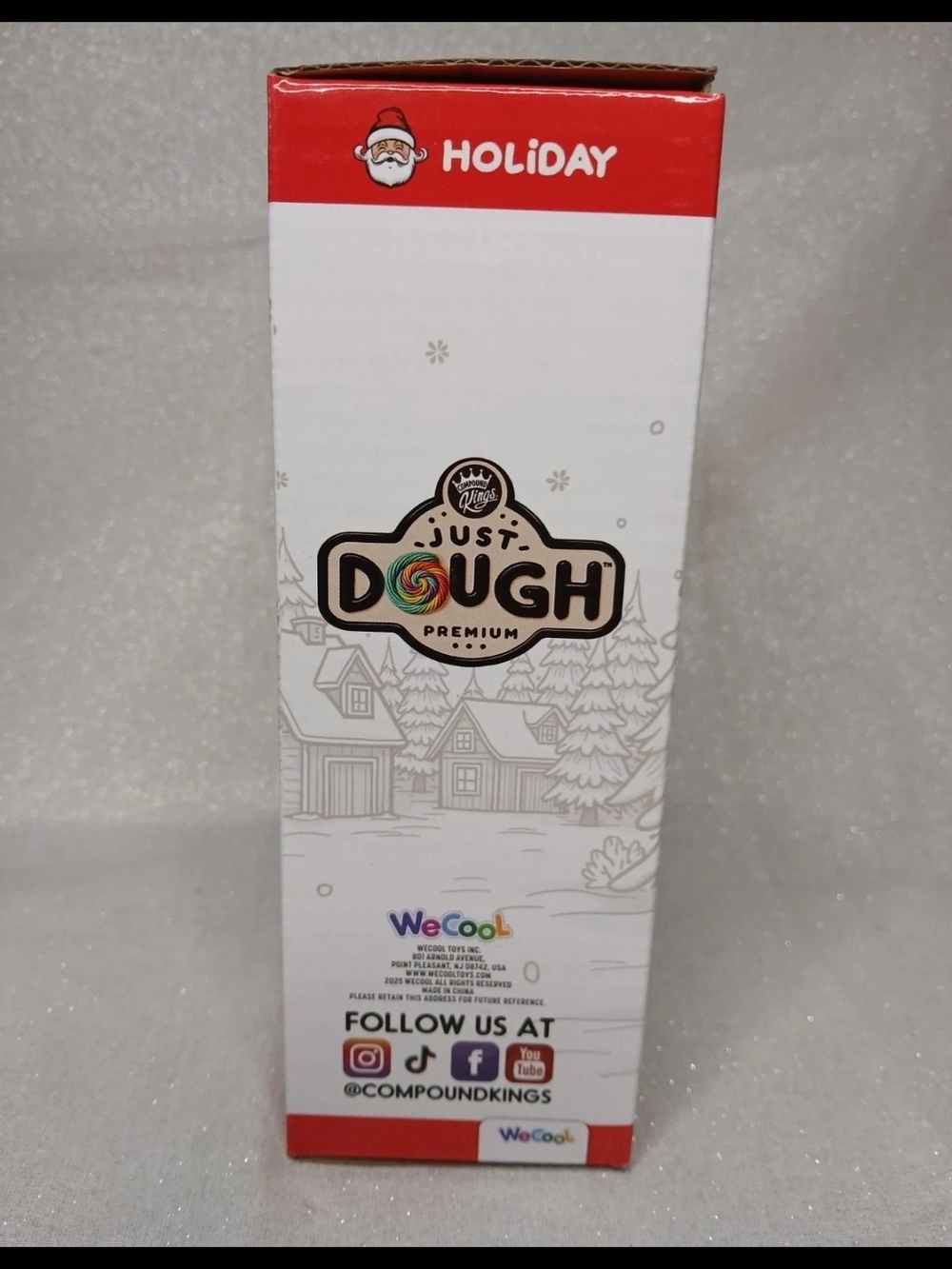 Just Dough Premium Sugar Cookie Scented Play Dough Set - White & Black - Picture 4 of 5
